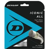 Dunlop Iconic All Tennissaite, 17g-1.25mm, 12m Satz, Farbe Natur