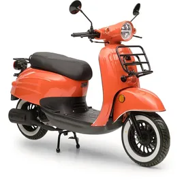 Burnout Motorroller Retro Luna 50ccm 45 kmh Moped Scooter