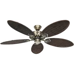 Casafan Deckenventilator Classic Royal 132 cm Messing / Rattan 132