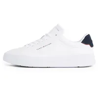 Tommy Hilfiger Herren Court Sneaker Detail Essential aus Leder,