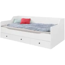 beautysofa Bergo 90 x 200 cm Weiß