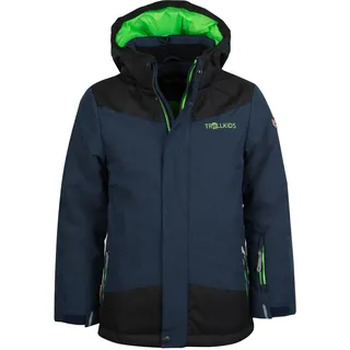 TROLLKIDS - Winterjacke Norefjell in navy/grün, Gr.92