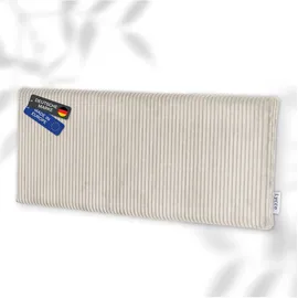 lycce Wandkissen Cord 100 x 40 cm Beige