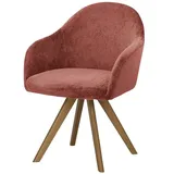 Woodford Polsterstuhl  Cross ¦ rot ¦ Maße (cm): B: 61,5 H: 84,5 T: 62.0