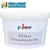 12,5 L Silikat Fassadenfarbe, Sockelfarbe, Hausfarbe, WEISS - MATT