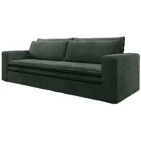 Luxusbetten24 Schlafsofa Designer Sofa Tilo, mit Schlaf- und Klappfunktion grün