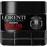 lorenti tokyo & seoul Barber Hair Styling Gel GUMMY HOLD 500ml - Haargel Herren - Starker Halt - Kein Verkleben und ohne Rückstände - Alkohol Frei - Hair Gel - wet hair look - gummy Effect