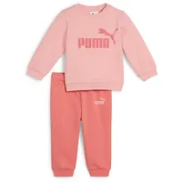 Puma Minicats Essentials Fleece Crew Baby-Jogginganzug 18 pink fruit