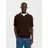 Selected SLHMATTIS SS KNIT SUN OPEN POLO NOOS braun XL