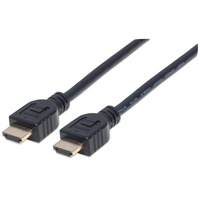 Manhattan HDMI Anschlusskabel HDMI-A Stecker, HDMI-A Stecker 2.00m Schwarz