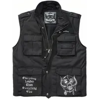 Brandit Textil Motörhead Ranger Vest Schwarz XXL