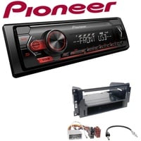 Pioneer 1-DIN Autoradio USB AUX Android Einbauset für Chrysler