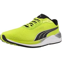 Puma Electrify Nitro 3 Road Running Shoe, Lime POW Black Silver, 45 EU