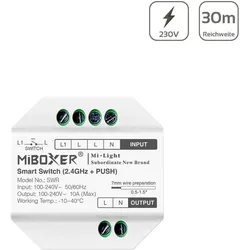 MiBoxer 2.4GHz Funkschalter für Unterputzdosen 10 A SWR