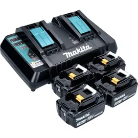 Makita DVC 560 PF4 inkl. 4x 3,0 Ah Akku + Ladegerät