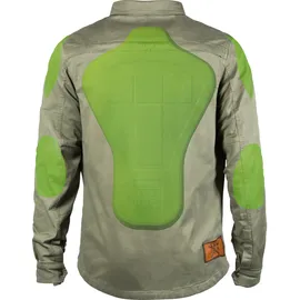 John Doe Motoshirt Motorrad Hemd Dunkelgrün 5XL