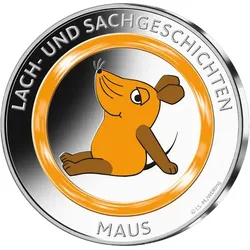Offizielle Polymer-Silberprägungen "Maus und Elefant"