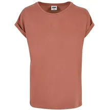 URBAN CLASSICS Modal Extended Shoulder Kurzarm-T-Shirt Terracotta XL