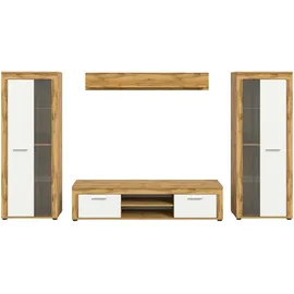 Möbel Kraft Wohnwand ¦ holzfarben ¦ Maße (cm): B: 310 H: 159 T: 35.0