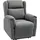 Homcom Relaxsessel mit Liegefunktion Leinen 80 x 101 x 94 cm Dunkelgrau