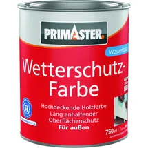 Primaster Wetterschutzfarbe Silbergrau 0,75 l