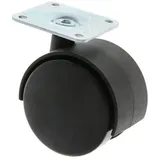 MS Beschläge Möbelrolle Möbelrolle div Größen Anschraubplatte Stuhlrolle, (1-St)