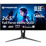 Acer Predator X27U F3 67,3cm (26,5") QHD OLED Monitor 16:9 HDMI/DP/USB-C PD90W 480Hz 0,03ms FreeSync Premium Pro