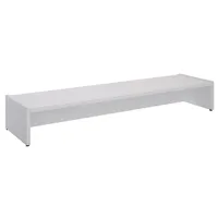 CARO-Möbel Monitorständer Weiß, Holzwerkstoff, Mode, 100x15x27 cm, Arbeitszimmer, Schreibtische