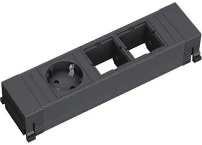 Bachmann Steckdoseneinheit 3-fach (2x Custom Module + Steckdose Strom)
