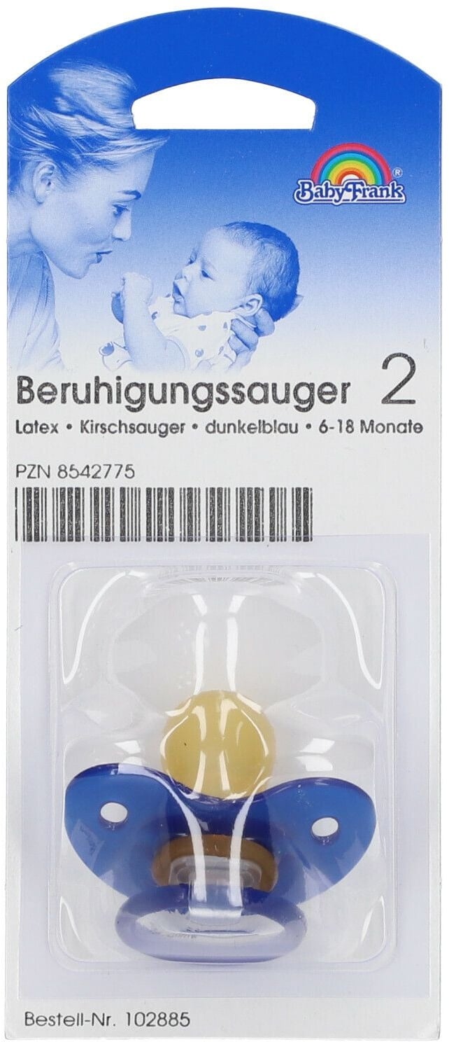 Baby-Frank® Beruhigungssauger aus Naturkautschuklatex dunkelblau