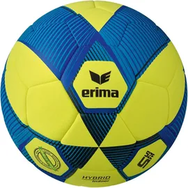 Erima Hybrid Indoor Fußball gelb/New royal 5