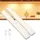 OUILA Schrankbeleuchtung LED mit Bewegungsmelder Unterbauleuchte Küche LED USB-C wiederaufladbar LED-Licht Dimmbar kabellos Nachtlicht für Küche Kleiderschrank Schrank 20.5CM 2 Stück