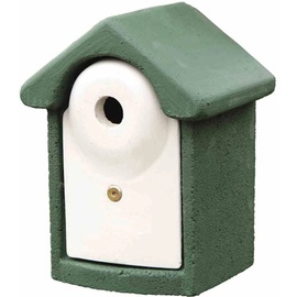 Cj Wildlife Nistkasten Holzbeton grün/weiß LxBxH: 16,5x18,5x25 cm