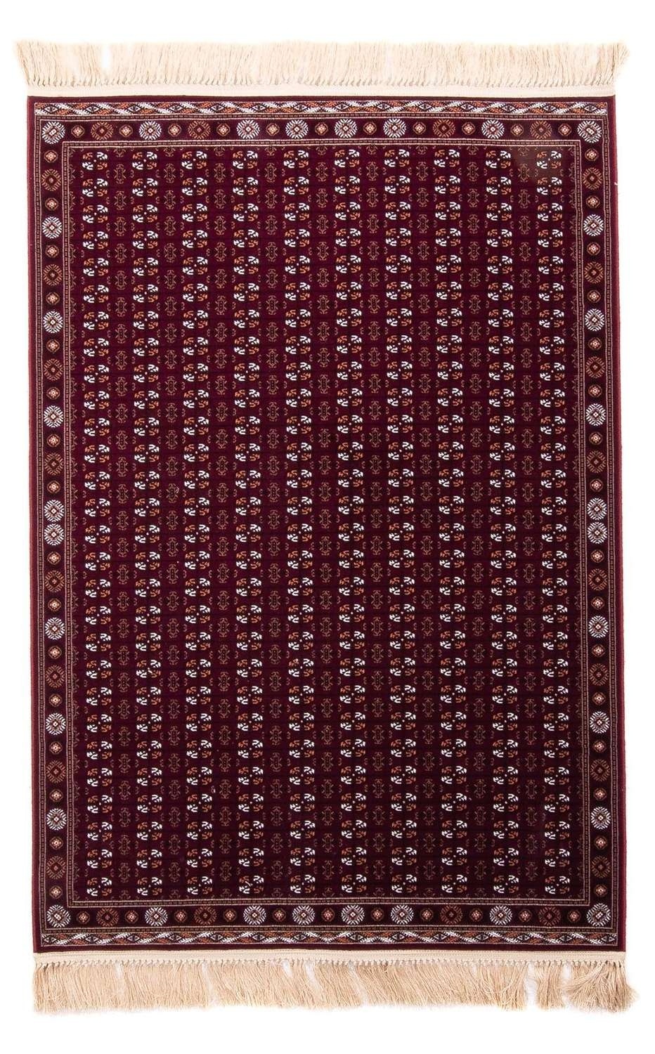 Morgenland Orientteppich - Afghan Mauri - dunkelrot - 100 x 80 cm - rechteckig
