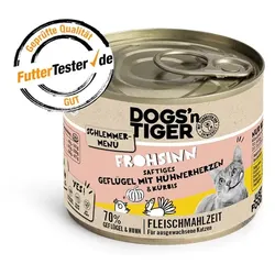 Dogs'n Tiger Katze 6 x 200g Dose Frohsinn