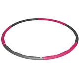 Best Sporting Hoop Fitnessreifen 100cm I 6-teilig I steckbar I Hula Hoop mit Gewicht I Zum Abnehmen I Fitness zu Hause I Gewicht 1,2 kg (Pink)