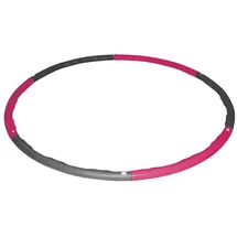 Best Sporting Hoop Fitnessreifen 100cm I 6-teilig I steckbar I Hula Hoop mit Gewicht I Zum Abnehmen I Fitness zu Hause I Gewicht 1,2 kg (Pink)