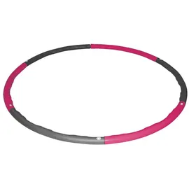 Best Sporting Hoop Fitnessreifen 100cm I 6-teilig I steckbar I Hula Hoop mit Gewicht I Zum Abnehmen I Fitness zu Hause I Gewicht 1,2 kg (Pink)