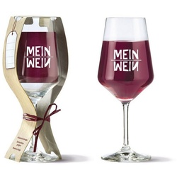 GILDE Rotweinglas Glas Weinglas ‚Mein Wein‘ 500ml, Glas