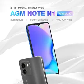 AGM Note N1 8 GB RAM 128 GB Grau