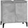 vidaXL Waschbeckenunterschrank Betongrau 58x33x60 cm Holzwerkstoff