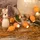 IDENA LED Lichterkette Ostern 10 LED 1,2 m Warmweiß