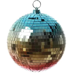 Spiegelkugel 20cm Regenbogen Discokugel Mirrorball Party Disko Deko