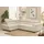 Fun Möbel Ecksofa Sofa mit Schlaffunktion METZ Stoff Poso Creme Ottomane Links