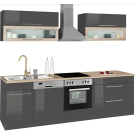 kochstation Küchenzeile KS-Wien 270 cm grau