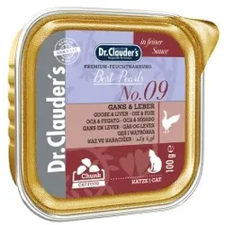 Dr. Clauder's Best Pearls No. 09 Gans & Leber in Soße - 32x 100g