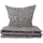 SCHIESSER Runa Feinbiber Grau 135 x 200 cm + 80 x 80 cm