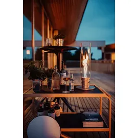 höfats SPIN 120 Tischfeuer Silber