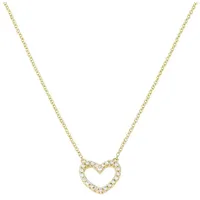 Luigi Merano Collier Mittelteil Herz mit Brillanten, Gold 585 Ketten Gold Damen
