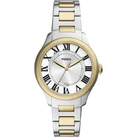 Fossil Damenuhr Edelstahl bicolor Damen